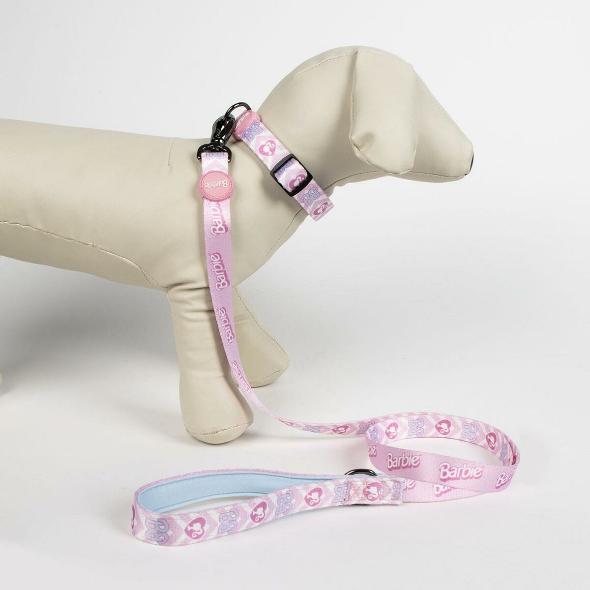 Hundeleder Barbie Rosa En størrelse